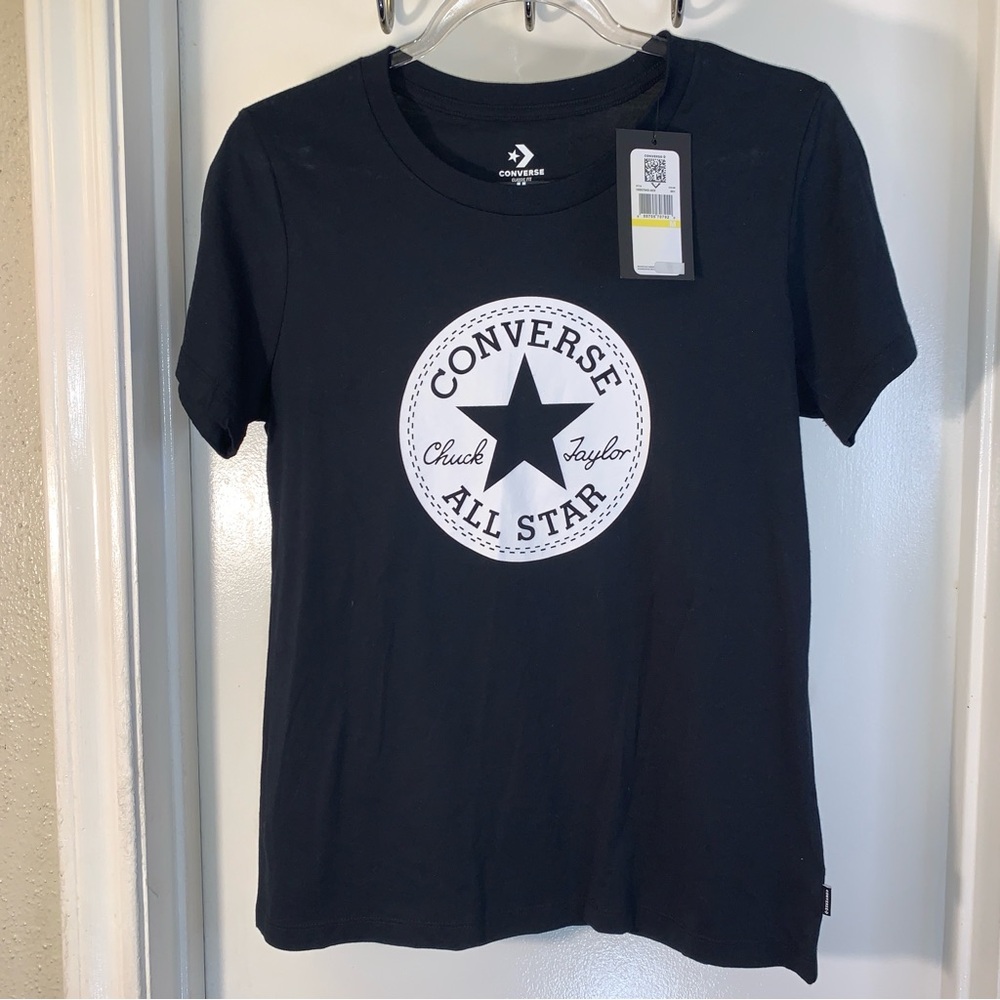 Converse Classic Fit Black Tee